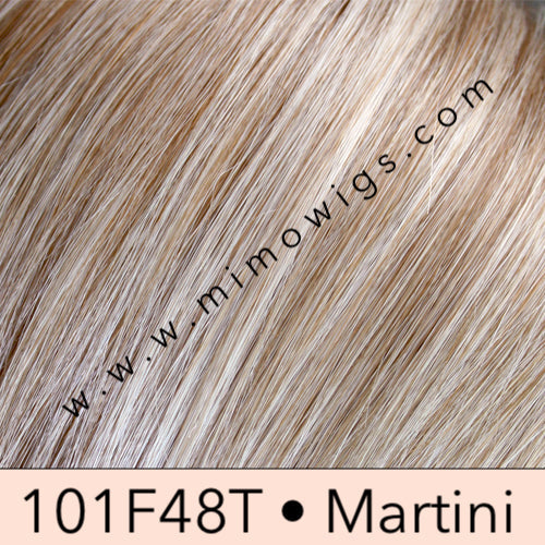 101F48T • MARTINI | Soft White Front, Light Brown with 75% Grey Blend with Soft White Tips