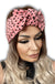 Dusky Pink Dotty Self Tie Head Wrap by Eadiechops | shop name | Medical Hair Loss & Wig Experts.