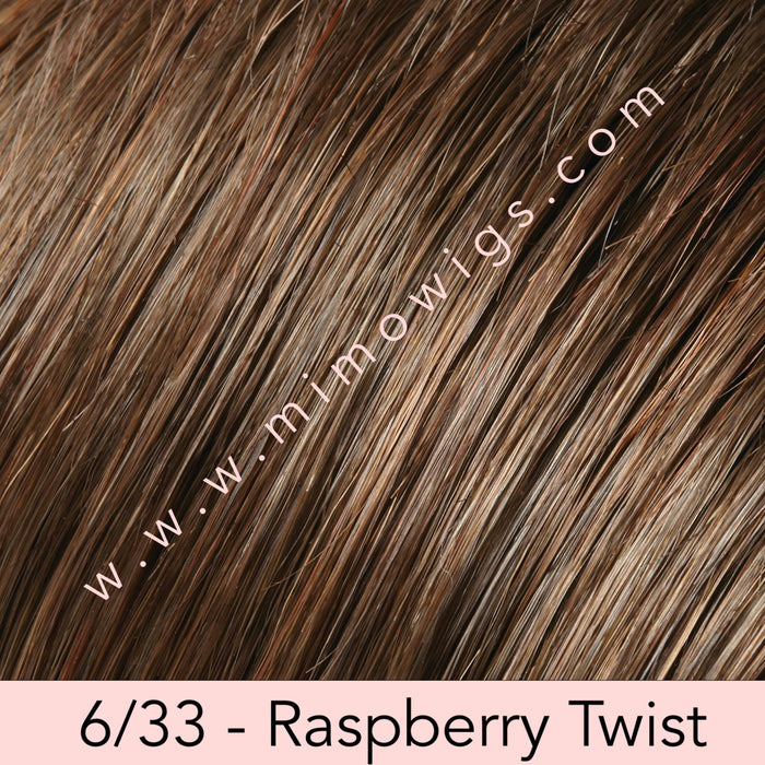 6/33 • RASPBERRY TWIST | Brown & Med Red Blend