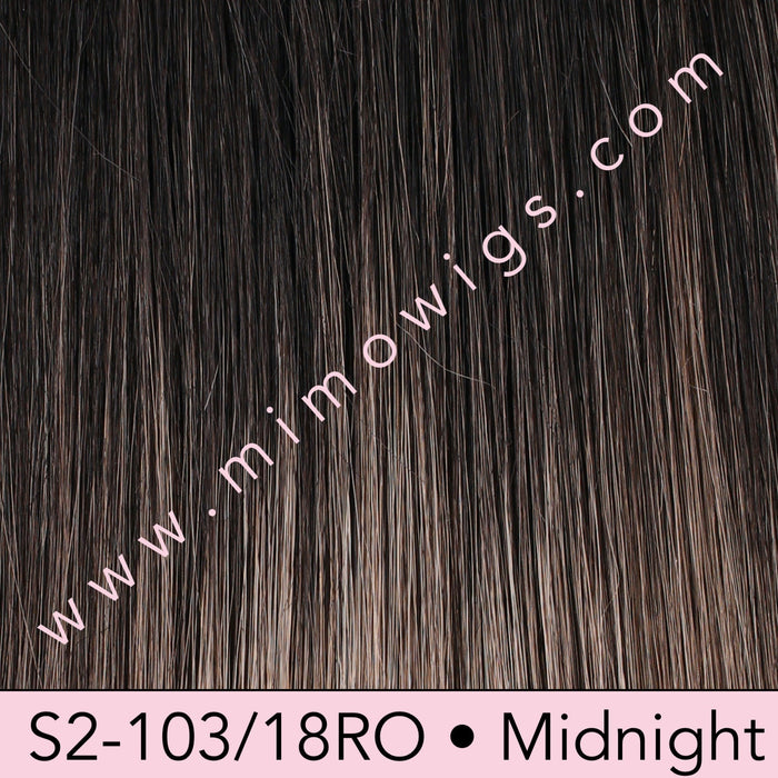 S8-18/26RO • FAWN | Rich dark roots blend to honey and platinum blended ombré